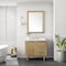 James Martin Vanities Laurent 36in Single Vanity, Light Natural Oak w/ 3 CM Arctic Fall Top 545-V36-LNO-3AF - alternate 7